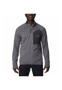 columbia - Bluza trekkingowa rozpinana Męska Columbia Triple Canyon Full Zip. Kolor: szary. Materiał: materiał #1