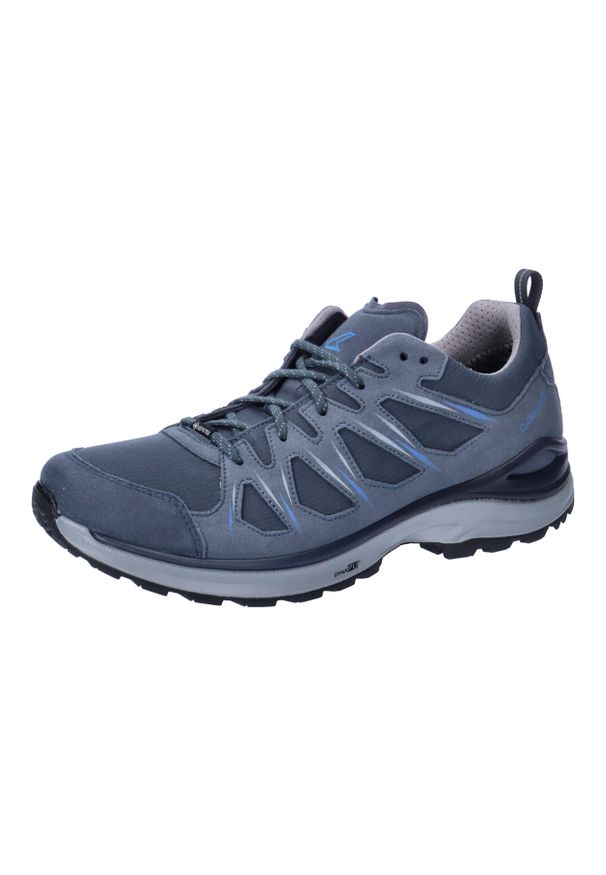 Buty trekkingowe męskie Lowa Innox Evo Ii Gtx. Zapięcie: sznurówki. Kolor: niebieski. Materiał: materiał. Szerokość cholewki: normalna. Sport: turystyka piesza