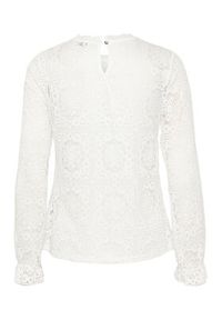 Cream Bluzka Tiley 10607994 Biały Regular Fit. Kolor: biały. Materiał: bawełna #2