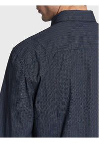 Sisley Koszula 5QNUSQ018 Granatowy Regular Fit. Kolor: niebieski. Materiał: bawełna #3