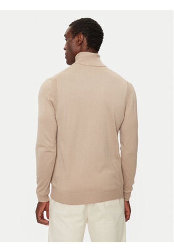 Guess Golf M4BR05 Z3H82 Beżowy Regular Fit. Typ kołnierza: golf. Kolor: beżowy. Materiał: syntetyk