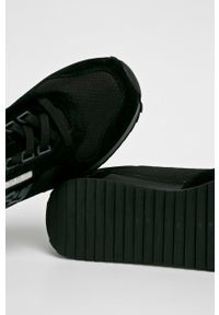 Napapijri - Buty. Nosek buta: okrągły. Zapięcie: sznurówki. Kolor: czarny. Materiał: guma #4