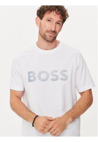 BOSS - Boss T-Shirt Teebero 1 50512999 Biały Regular Fit. Kolor: biały. Materiał: bawełna
