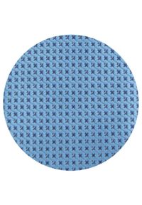 Krawat Męski - Angelo di Monti - Niebieski z Mikrowzorem. Kolor: niebieski. Materiał: tkanina. Styl: elegancki, wizytowy #3