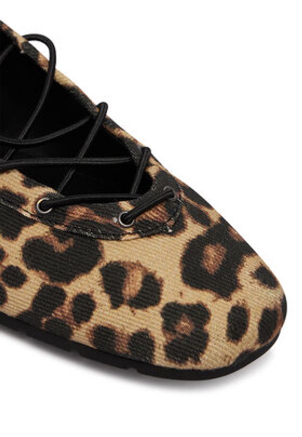 Steve Madden Baleriny Pointe 11005032 Brązowy. Kolor: brązowy. Materiał: materiał