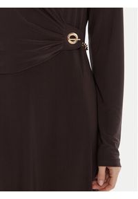 Joseph Ribkoff Sukienka koktajlowa 253235 Brązowy Slim Fit. Kolor: brązowy. Materiał: syntetyk. Styl: wizytowy