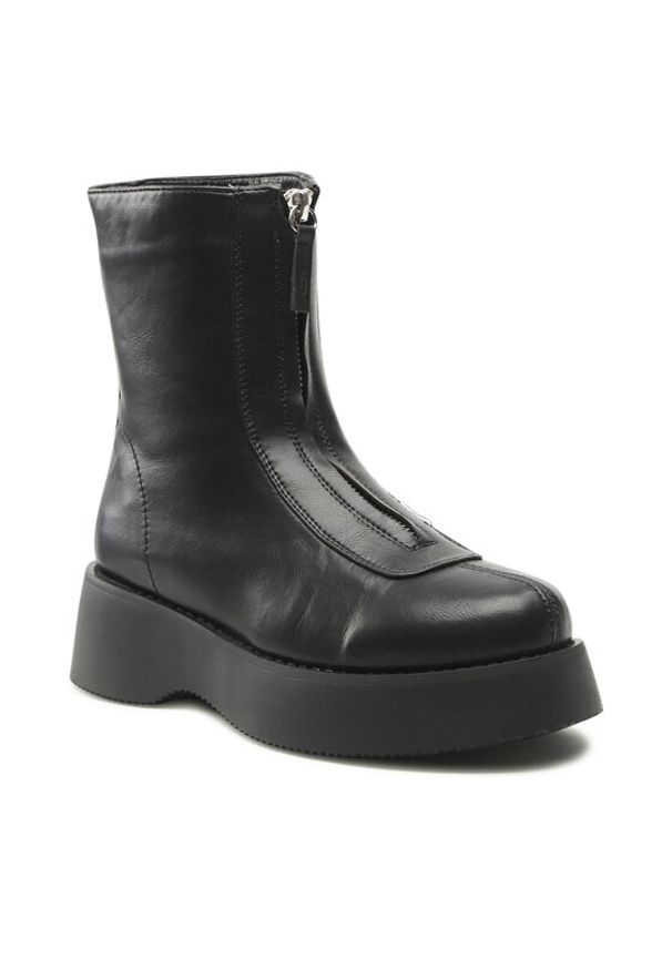 Jenny Fairy Botki HZ030201-01 Czarny. Kolor: czarny. Materiał: skóra