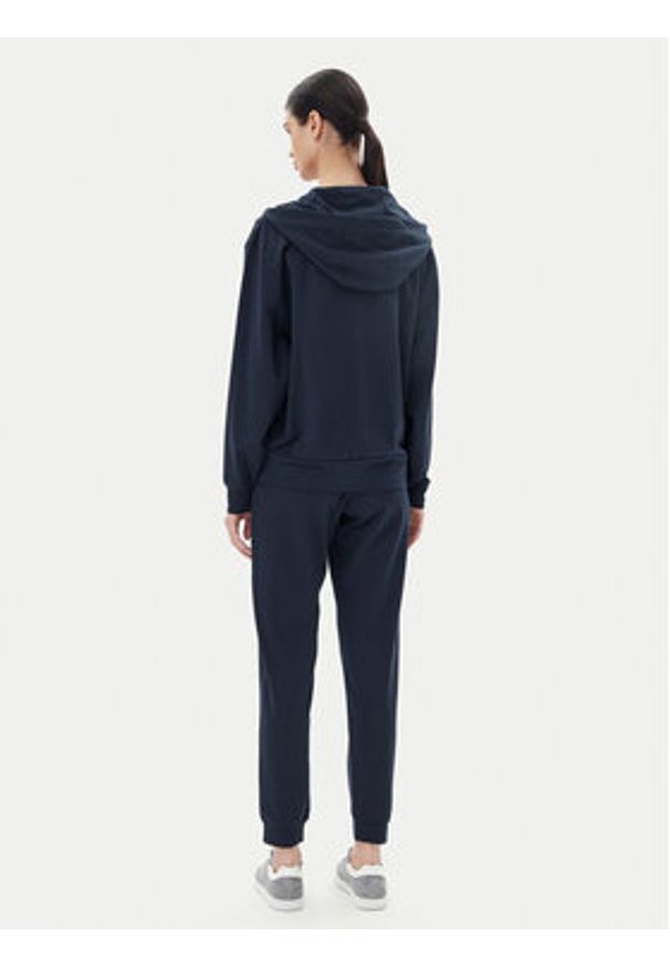 EA7 Emporio Armani Dres 7W000117 AF13135 UB102 Granatowy Regular Fit. Kolor: niebieski. Materiał: bawełna