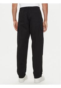 Calvin Klein Jeans Spodnie materiałowe J30J326848 Czarny Straight Fit. Kolor: czarny. Materiał: bawełna