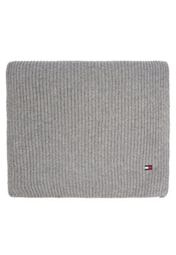 TOMMY HILFIGER - Tommy Hilfiger Szalik Flag AM0AM12847 Szary. Kolor: szary. Materiał: bawełna