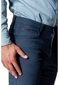 Wrangler - WRANGLER ARIZONA STRETCH NAVY W12OAE114. Materiał: materiał #3