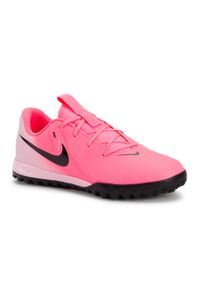 Buty piłkarskie dziecięce Nike Phantom GX II Academy TF. Kolor: różowy. Sport: piłka nożna