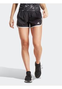 Adidas - adidas Szorty sportowe Marathon 20 IC5184 Czarny Slim Fit. Kolor: czarny. Materiał: syntetyk