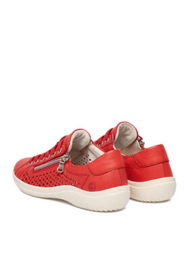 Remonte Sneakersy CEO-D1E08-33 Pomarańczowy. Kolor: pomarańczowy. Materiał: skóra, syntetyk