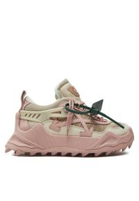 OFF-WHITE - Off-White Sneakersy OWIA180S22FAB0016130 Beżowy. Kolor: beżowy. Materiał: materiał