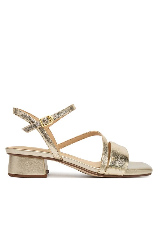 Sandały Clarks. Kolor: złoty