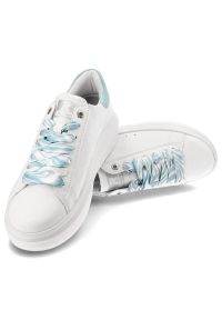 Białe Sneakersy Rieker Wygodne Obuwie Damskie. Kolor: biały #7