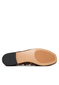 TwinSet - TWINSET Baleriny 252TCP224 Brązowy. Kolor: brązowy. Materiał: skóra #3