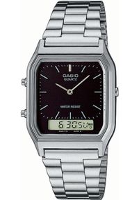 Zegarek Casio Męski AQ-230A-1DMQYES Retro srebrny. Kolor: srebrny. Styl: retro #1