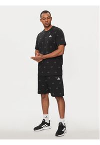 Adidas - adidas Szorty sportowe Seasonal Essentials Monogram Graphic IS1824 Czarny Regular Fit. Kolor: czarny. Materiał: bawełna. Styl: sportowy #3