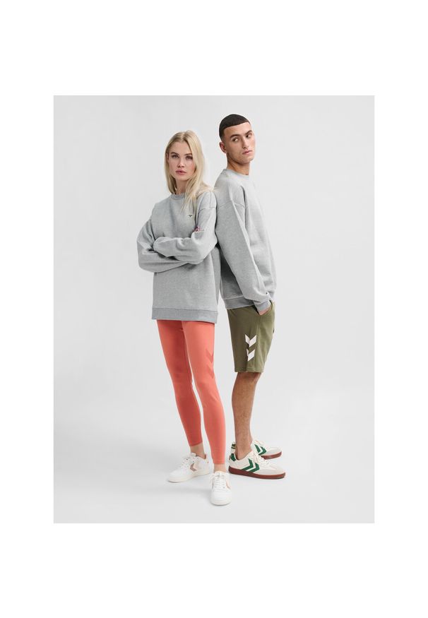 Luźna bluza z okrągłym dekoltem Hummel Bee. Kolor: szary. Materiał: materiał. Sport: fitness
