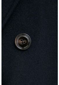 MAX&Co. płaszcz z domieszką wełny kolor granatowy przejściowy oversize. Kolor: niebieski. Materiał: wełna. Styl: klasyczny #4