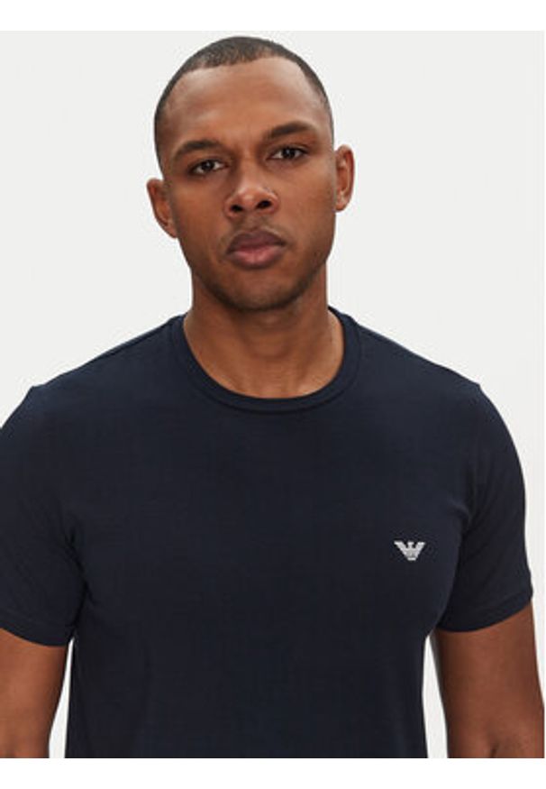Emporio Armani Underwear Komplet 2 t-shirtów EM000391 AF10776 MB142 Kolorowy Regular Fit. Materiał: bawełna. Wzór: kolorowy
