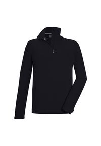 Bluza męska Killtec KSW 99 MN FLC SHRT. Kolor: fioletowy, czarny, szary, wielokolorowy. Materiał: polar