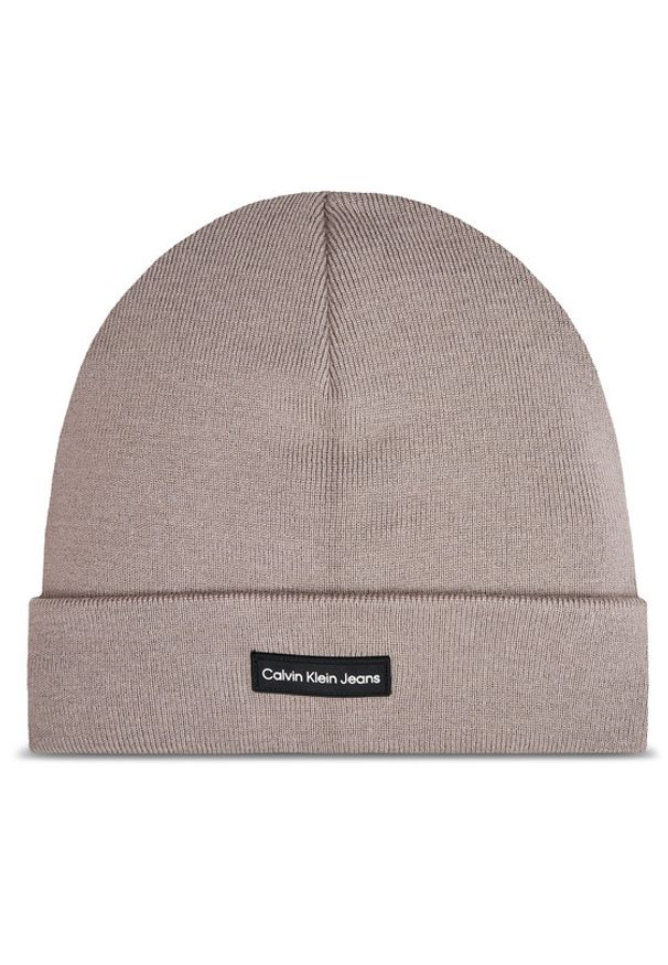 Calvin Klein Czapka Inst Patch K50K512142 Szary. Kolor: szary. Materiał: bawełna