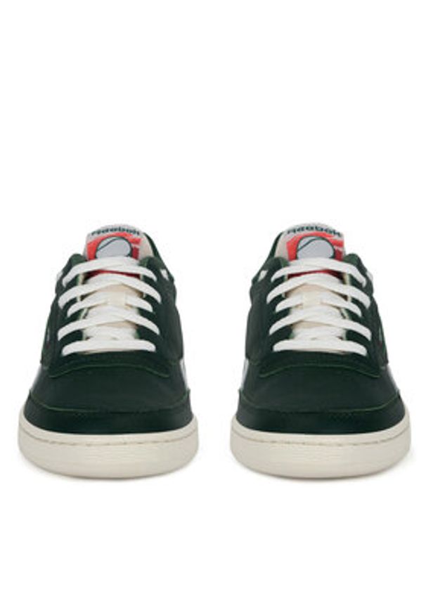 Reebok Sneakersy Club C 100201178 Zielony. Kolor: zielony. Materiał: skóra. Model: Reebok Club