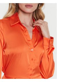 Guess Sukienka koszulowa Alya W2BK83 WF1T2 Pomarańczowy Regular Fit. Kolor: pomarańczowy. Materiał: syntetyk. Typ sukienki: koszulowe #3