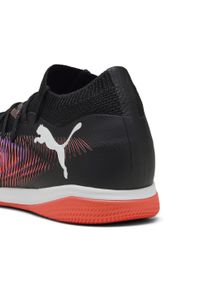 Puma - Buty piłkarskie FUTURE 8 MATCH IT PUMA Black White Glowing Red. Kolor: biały, czarny, czerwony, wielokolorowy. Materiał: syntetyk, tkanina, materiał. Sport: piłka nożna