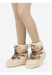 Roxy Śniegowce CEO-JY02985G-1 Écru. Materiał: materiał #4