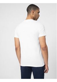 4f - 4F T-Shirt 4FSS23TTSHM311 Biały Regular Fit. Kolor: biały. Materiał: bawełna