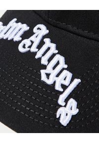 PALM ANGELS - Czarna czapka z wyszywanym logo. Kolor: czarny. Wzór: haft, napisy, aplikacja #2