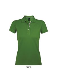 SOL'S - Damska koszulka polo Sol's Portland. Typ kołnierza: polo. Kolor: zielony #1