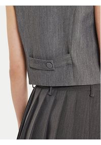 Desigual Kamizelka Bruselas 24WWEWBX Szary Slim Fit. Kolor: szary. Materiał: syntetyk #2