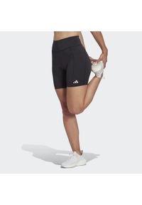 Adidas - DailyRun 5-Inch Short Leggings. Kolor: czarny. Materiał: materiał. Długość: krótkie