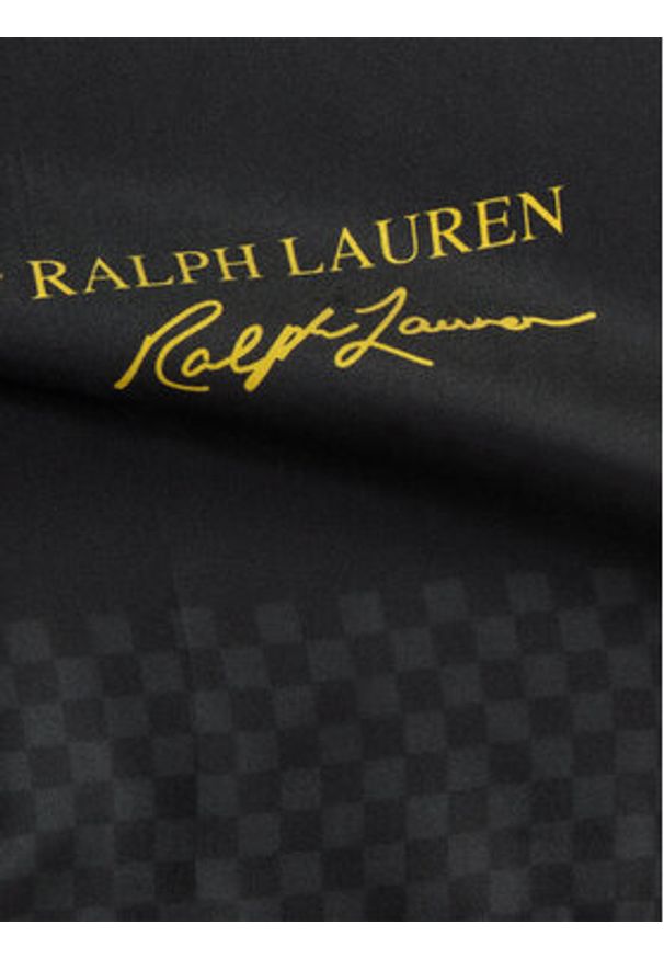 Polo Ralph Lauren Apaszka 455P04667001 Czarny. Kolor: czarny. Materiał: jedwab