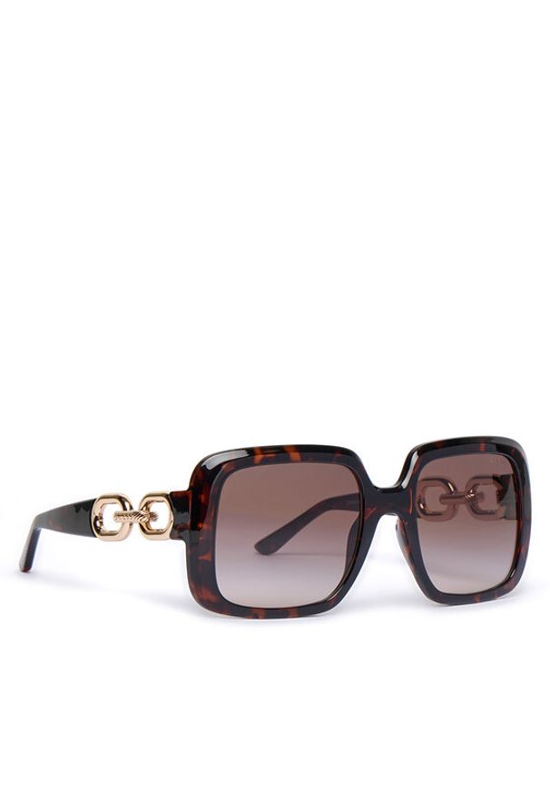 Guess Okulary przeciwsłoneczne GU00161 Brązowy. Kolor: brązowy