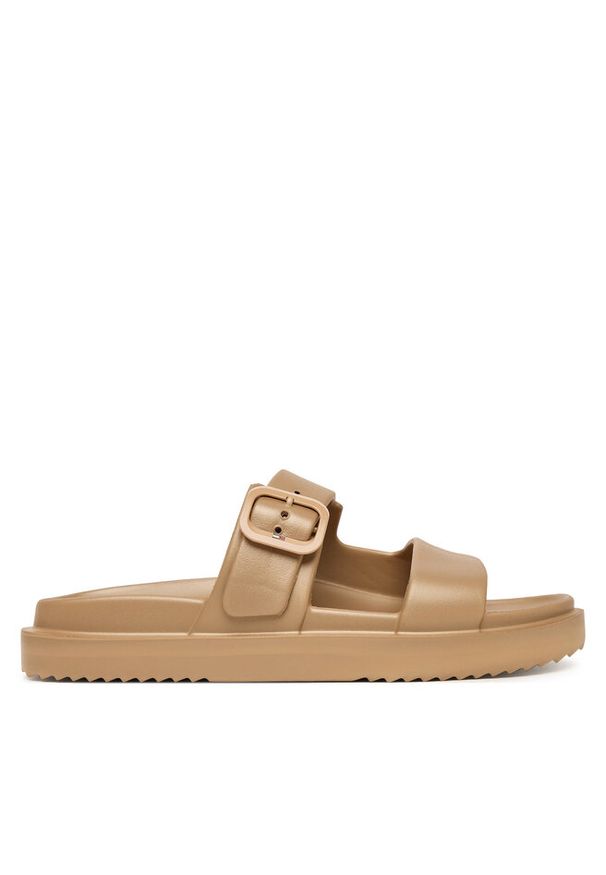 TOMMY HILFIGER - Klapki Tommy Hilfiger. Kolor: beżowy