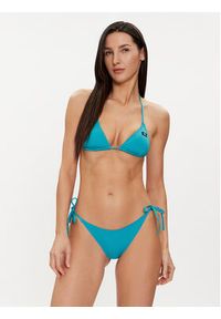 Calvin Klein Swimwear Góra od bikini KW0KW02343 Niebieski. Kolor: niebieski. Materiał: syntetyk #4
