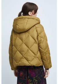 medicine - Medicine kurtka puchowa damska kolor zielony zimowa. Kolor: zielony. Materiał: puch. Sezon: zima #7