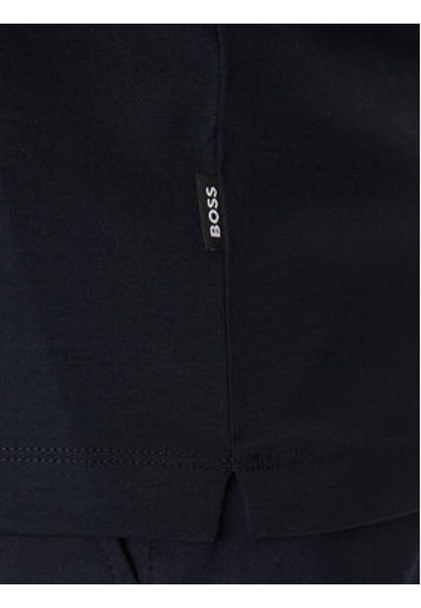 BOSS T-Shirt H-Tessler 17 50523931 Granatowy Slim Fit. Kolor: niebieski. Materiał: bawełna