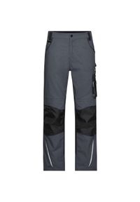 ZAOSU - Zrównoważone spodnie robocze z Cordura dla profesjonalistów. Kolor: szary. Sezon: lato. Sport: turystyka piesza #1