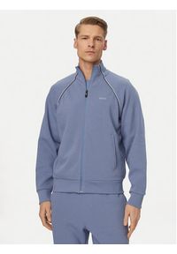 BOSS Dres 50555906 Niebieski jasny Regular Fit. Kolor: niebieski. Materiał: syntetyk, bawełna #4