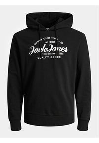 Jack & Jones - Jack&Jones Bluza Forest 12249237 Czarny Standard Fit. Kolor: czarny. Materiał: syntetyk