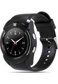 Smartwatch Retoo V8 Czarny (E288). Rodzaj zegarka: smartwatch. Kolor: czarny #1