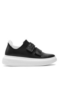 DKNY Sneakersy Jamiah K3422734 Czarny. Kolor: czarny. Materiał: skóra #1