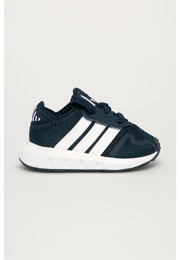 adidas Originals - Buty dziecięce Swift Run X I. Nosek buta: okrągły. Zapięcie: sznurówki. Kolor: niebieski. Materiał: syntetyk, materiał, guma. Szerokość cholewki: normalna. Sport: bieganie